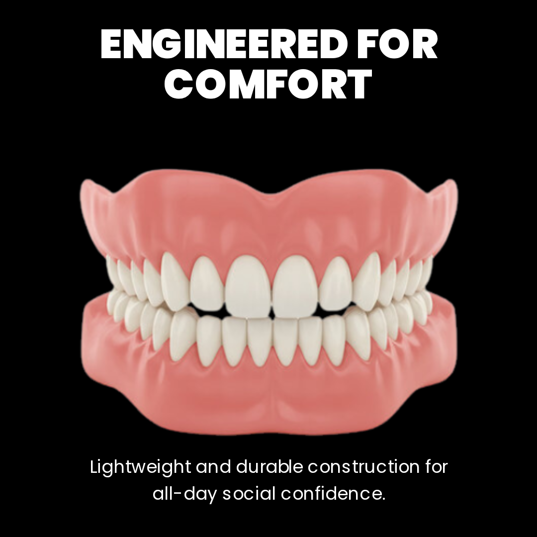 Ezzory™ Premium Snap-On Smile Kit — At-Home Fitting for a Confident Smile