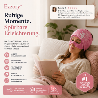 Ezzory™ – Migräne-Kühlkappe mit Augenmaske