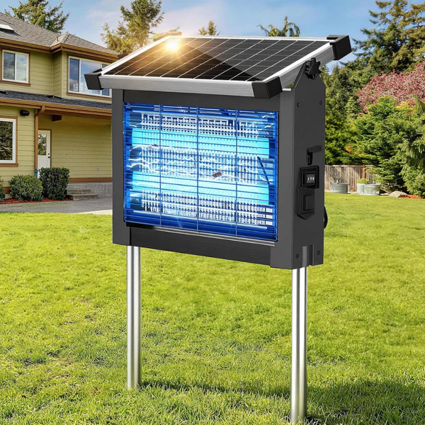 Ezzory™ SolarShield Zanzariera Elettrica Solare da Esterno