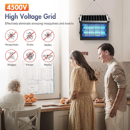 Ezzory™ SolarShield Zanzariera Elettrica Solare da Esterno